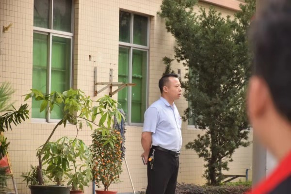 四月也要元氣滿滿！萬昌公司昨日召開全體動員晨會